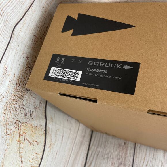 GORUCK Rough Runner Men's Sz 8.5 Running Shoes White Speed Grey Raven - Picture 11 of 11